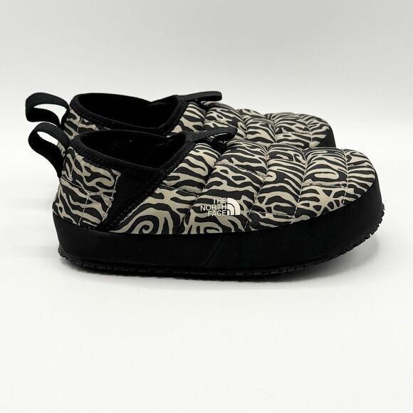 The North Face ThermoBall Traction Booties in Clay Grey TNF Tiger Stripe Print/T - Picture 4 of 9